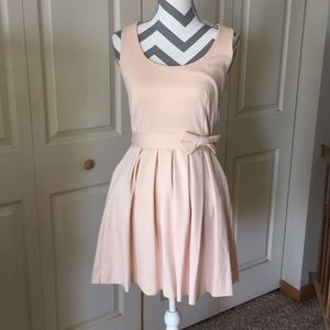 Lauren Conrad peach dress
